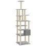 Cat scratching post with light gray sisal posts 183 cm by vidaXL, Cat furniture - Ref: Foro24-171483, Price: 80,90 €, Discoun...