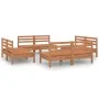 Garden furniture set 8 pieces solid pine wood honey brown by vidaXL, Garden sets - Ref: Foro24-3082415, Price: 393,41 €, Disc...