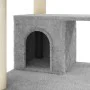 Katzenkratzbaum mit hellgrauen Sisalstämmen, 183 cm von vidaXL, Katzenmöbel - Ref: Foro24-171483, Preis: 82,01 €, Rabatt: %