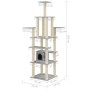 Cat scratching post with light gray sisal posts 183 cm by vidaXL, Cat furniture - Ref: Foro24-171483, Price: 82,01 €, Discoun...