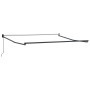 Toldo Manual Retráctil Verde y Blanco 300x250 cm, Tela de Repuesto para Toldo de 3x2.5 m Verde y Blanco by , Awnings - Ref: F...