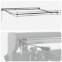 Toldo Retráctil Automático con LED Naranja y Marrón 350x250 cm de , Toldos - Ref: Foro24-3330232, Precio: 519,83 €