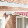 Toldo Retráctil Manual con Rayas Rojas y Blancas LED 350x250 cm by , Awnings - Ref: Foro24-3330268, Price: 272,37 €, Discount: %