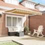 Toldo Retráctil Automático a Rayas Multicolor 350x250 cm by , Awnings - Ref: Foro24-3330305, Price: 313,96 €, Discount: %