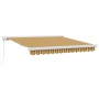 Toldo Manual Retráctil Rayas Multicolores 350x250 cm by , Awnings - Ref: Foro24-3330315, Price: 819,04 €, Discount: %
