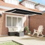 Toldo Retráctil Automático Negro 350x250 cm,  Tela de reemplazo para toldo de marco de 3,5x2,5 m Negro | Foro24.es | Tu tienda online para hogar, jardín y más Foro24.es