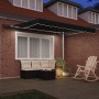 Toldo Retráctil Manual con LED Negro 350x250 cm,  Tela de Reemplazo para Toldo de 3,5x2,5 m Marco Negro | Foro24.es | Tu tienda online para hogar, jardín y más Foro24.es