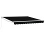 Toldo Manual Retráctil Negro 350x250 cm, Tela para Toldo de 3.5x2.5 m Marco Negro von , Markisen - Ref: Foro24-3330329, Preis...