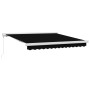 Toldo Manual Retráctil Negro 350x250 cm, Tela de Reemplazo para Toldo para Marco de 3.5x2.5 m Negro by , Awnings - Ref: Foro2...