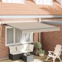 Toldo Retráctil Manual Beige 350x250 cm, Tela de recambio para toldo para marco de 3.5x2.5 m Beige by , Awnings - Ref: Foro24...