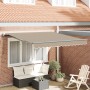 Toldo Retráctil Automático Beige 350x250 cm, Tela de Reemplazo para Toldo para marco de 3.5x2.5 m Beige by , Awnings - Ref: F...