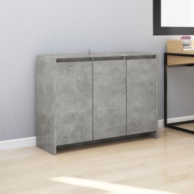 Aparador de madera contrachapada gris hormigón 102x33x75 cm by vidaXL, Sideboards - Ref: Foro24-809777, Price: 118,34 €, Disc...