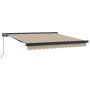 Toldo Manual Retráctil Beige 350x250 cm, Tela de Repuesto para Toldo de 3.5x2.5 m Beige by , Awnings - Ref: Foro24-3330353, P...