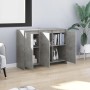 Aparador de madera contrachapada gris hormigón 102x33x75 cm by vidaXL, Sideboards - Ref: Foro24-809777, Price: 118,34 €, Disc...