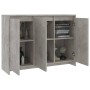 Aparador de madera contrachapada gris hormigón 102x33x75 cm by vidaXL, Sideboards - Ref: Foro24-809777, Price: 118,34 €, Disc...