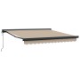 Toldo Retráctil Automático Beige 350x250 cm, Tela de Repuesto para Toldo de 3.5x2.5 m Beige by , Awnings - Ref: Foro24-333035...