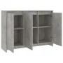 Graue Beton-Sperrholz-Sideboard 102x33x75 cm von vidaXL, Sideboards - Ref: Foro24-809777, Preis: 120,24 €, Rabatt: %