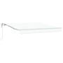 Toldo Retráctil Automático Blanco 350x250 cm,  Tela de Reemplazo para Toldo de 3.5x2.5 m Blanco | Foro24.es | Tu tienda online para hogar, jardín y más Foro24.es