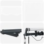 Toldo Retráctil Automático con LED Blanco 350x250 cm, Tela de Reemplazo para Toldo de 3.5x2.5 m Blanco by , Awnings - Ref: Fo...