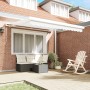 Toldo Retráctil Manual Blanco 350x250 cm, Tela de Reemplazo para Toldo para Marco de 3,5x2,5 m Blanco by , Awnings - Ref: For...