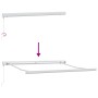 Toldo Retráctil Manual Blanco 350x250 cm, Tela de Reemplazo para Toldo para Marco de 3,5x2,5 m Blanco by , Awnings - Ref: For...