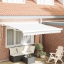 Toldo Retráctil Automático Blanco 350x250 cm, Tela de Repuesto para Toldo de 3.5x2.5 m Marco Blanco by , Awnings - Ref: Foro2...