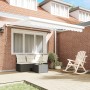 Toldo Retráctil Automático Blanco 350x250 cm, Tela de Repuesto para Toldo de 3.5x2.5 m Marco Blanco by , Awnings - Ref: Foro2...
