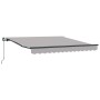 Toldo Retráctil Manual Gris Claro 350x250 cm,  Tela de Repuesto para Toldo de 3.5x2.5m Marco Gris Claro | Foro24.es | Tu tienda online para hogar, jardín y más Foro24.es
