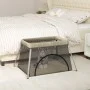 Laufstall für Babys mit Matratze aus taupegrauem Leinenstoff von vidaXL, Baby-Laufgitter - Ref: Foro24-10303, Preis: 66,85 €,...