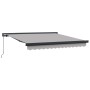 Toldo Manual Retráctil Gris Claro 350x250 cm, Tela de Reemplazo para Toldo 3.5x2.5 m Marco Gris Claro by , Awnings - Ref: For...