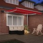 Toldo Manual Retráctil Rojo 350x250 cm de , Tela de Reemplazo para Toldo 3.5x2.5 m Rojo de | Foro24.es | Tu tienda online para hogar, jardín y más Foro24.es