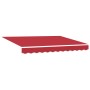 Toldo Manual Retráctil  con LED Rojo 350x250 cm, Tejido de Reemplazo para Toldo  de 3.5x2.5 m en Rojo | Foro24.es | Tu tienda online para hogar, jardín y más Foro24.es