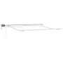 Toldo Retráctil Manual con LED Verde y Blanco 350x250 cm, Tela de Repuesto para Toldo de 3,5x2,5 m Marco Verde y Blanco by , ...