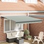 Toldo Retráctil Automático Verde y Blanco 350x250 cm, Tela de Repuesto para Toldo  para Ármazón de 3.5x2.5 m Verde y Blanco | Foro24.es | Tu tienda online para hogar, jardín y más Foro24.es