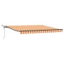 Toldo Retráctil Automático con LED Amarillo y Naranja 400x300 cm by , Awnings - Ref: Foro24-3330534, Price: 577,01 €, Discoun...