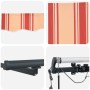 Toldo Retráctil Automático con LED Amarillo y Naranja 400x300 cm by , Awnings - Ref: Foro24-3330534, Price: 577,01 €, Discoun...
