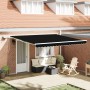 Toldo Manual Retráctil  con LED Negro 400x300 cm, Tela de Reemplazo para Toldo  de 4x3 m Marco Negro | Foro24.es | Tu tienda online para hogar, jardín y más Foro24.es