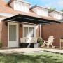 Toldo Manual Retráctil Negro 400x300 cm, Tela de Reemplazo para Toldo para Estructura de 4x3 m Negra by , Awnings - Ref: Foro...