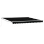 Toldo Retráctil Manual Negro 400x300 cm, Tela de Reemplazo para Toldo para Marco de 4x3 m Negro by , Awnings - Ref: Foro24-33...