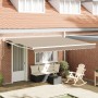 Toldo Retráctil Manual Beige 400x300 cm, Tela de Reemplazo para Toldo para Marco de 4x3 m Beige by , Awnings - Ref: Foro24-33...