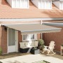 Toldo retráctil automático  beige 400x300 cm, Tela de reemplazo para toldo  de 4x3 m beige | Foro24.es | Tu tienda online para hogar, jardín y más Foro24.es