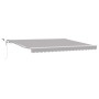 Toldo Retráctil Automático con LED Gris Claro 400x300 cm,  Tela de Reemplazo para Toldo de 4x3 m Gris Claro | Foro24.es | Tu tienda online para hogar, jardín y más Foro24.es