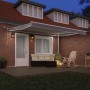 Toldo Retráctil Automático con LED Gris Claro 400x300 cm,  Tela de Reemplazo para Toldo de 4x3 m Gris Claro | Foro24.es | Tu tienda online para hogar, jardín y más Foro24.es