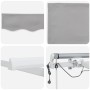 Toldo Retráctil Automático con LED Gris Claro 400x300 cm,  Tela de Reemplazo para Toldo de 4x3 m Gris Claro | Foro24.es | Tu tienda online para hogar, jardín y más Foro24.es