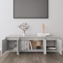 Beton grau Sperrholz TV-Ständer 120x30x40,5 cm von vidaXL, TV-Möbel - Ref: Foro24-809579, Preis: 68,50 €, Rabatt: %