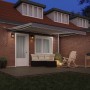 Toldo retráctil automático  con luz LED Gris Claro 400x300 cm, Tela de reemplazo para toldo  de 4x3 m Gris Claro | Foro24.es | Tu tienda online para hogar, jardín y más Foro24.es