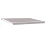 Toldo Retráctil Manual VidaXL Gris 400x300 cm, Tela de reemplazo para toldo para marco de 4x3 m Gris Claro by , Awnings - Ref...