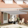 Toldo Retráctil Manual Gris Claro 400x300 cm, Tela de Repuesto para Toldo de 4x3 m Gris Claro by , Awnings - Ref: Foro24-3330...