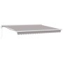 Toldo Retráctil Automático de  Gris Claro 400x300 cm, Tela de Repuesto para Toldo de  para Marco de 4x3 m Gris Claro | Foro24.es | Tu tienda online para hogar, jardín y más Foro24.es