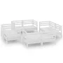 Garden furniture set 8 pieces solid white pine wood by vidaXL, Garden sets - Ref: Foro24-3082428, Price: 421,84 €, Discount: %